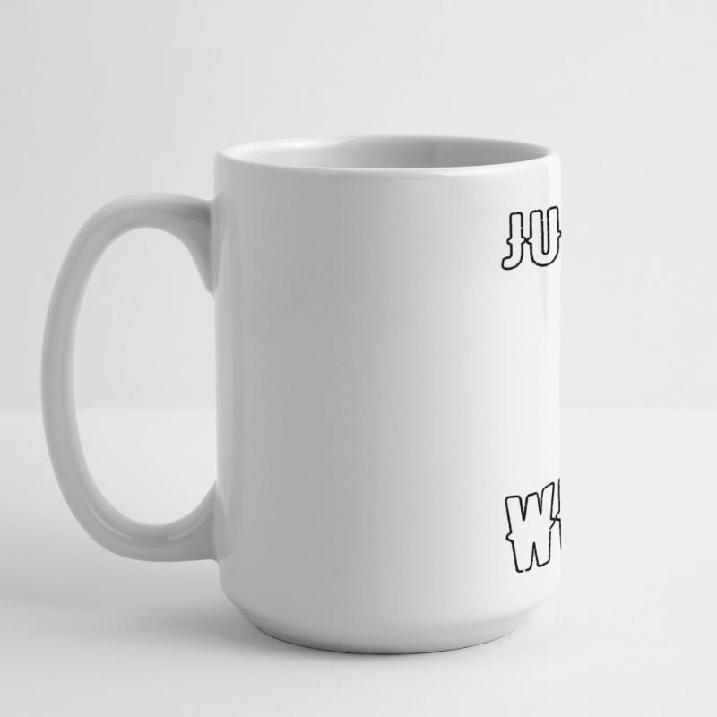 Amusez-vous simplement avec la moustache rétro rétro de concombre Grande tasse panoramique 440 ml