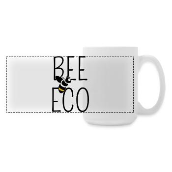 Bee engagiert sich für einen organischen Übergang - Große Panoramatasse 440 ml - Weiß - Rechts