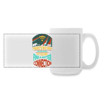 Safari Afrique Serengeti faune et savane animaux - Grande tasse panoramique 440 ml - blanc - Droite