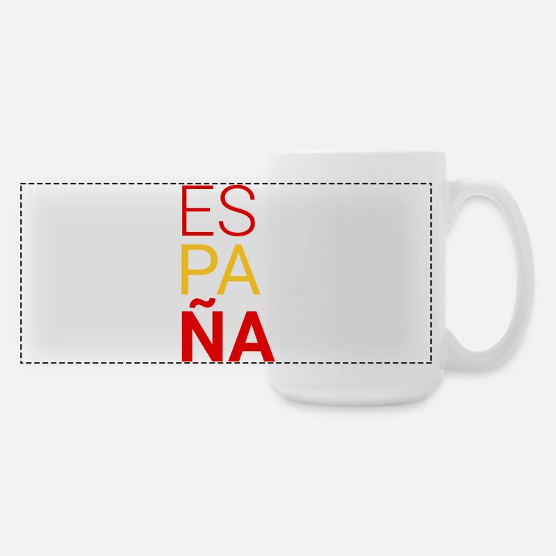 Spain - Large Panoramic Mug 440 ml - white
