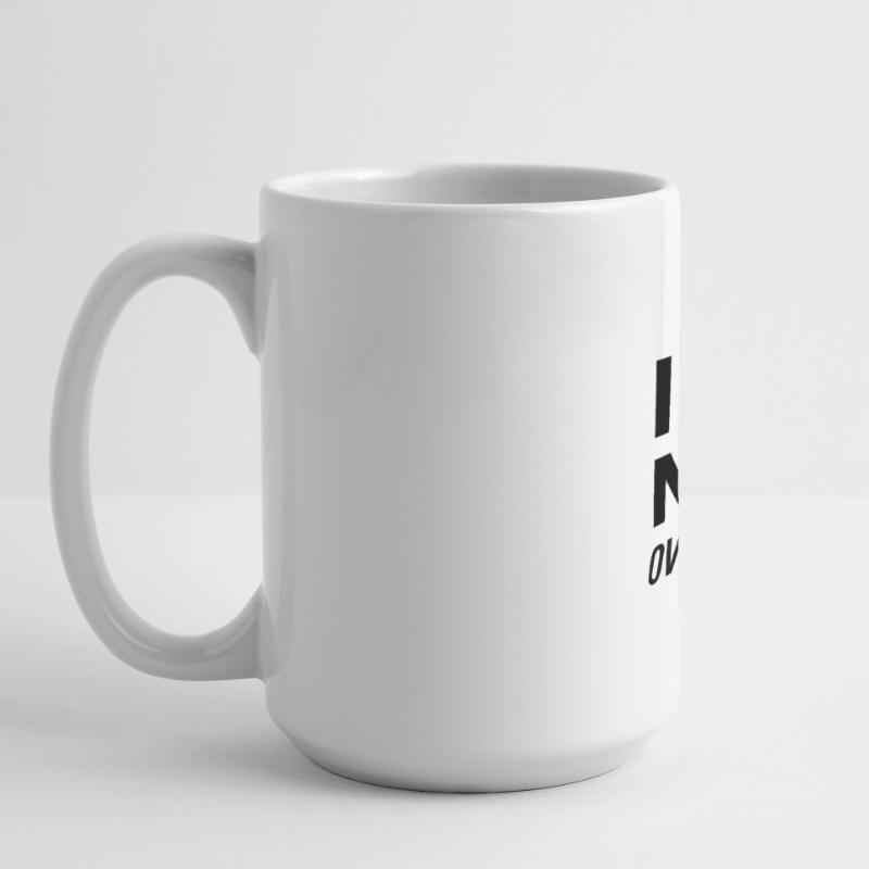 J’adore trop réfléchir Grande tasse panoramique 440 ml