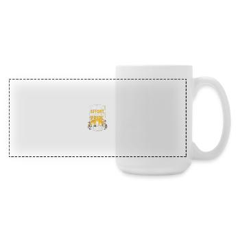 Built by Effort, Powered by Pride labord day - Grande tasse panoramique 440 ml - blanc - Droite