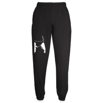 Welsh Terrier "Black Edition" - Unisex Joggers - black - Front - AI Model Female 172 light (172cm)
