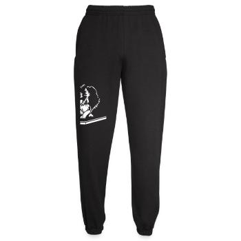 Border Collie "Black Edition" - Unisex Jogginghose - Schwarz - Vorne - AI Model Female 172 light (172cm)
