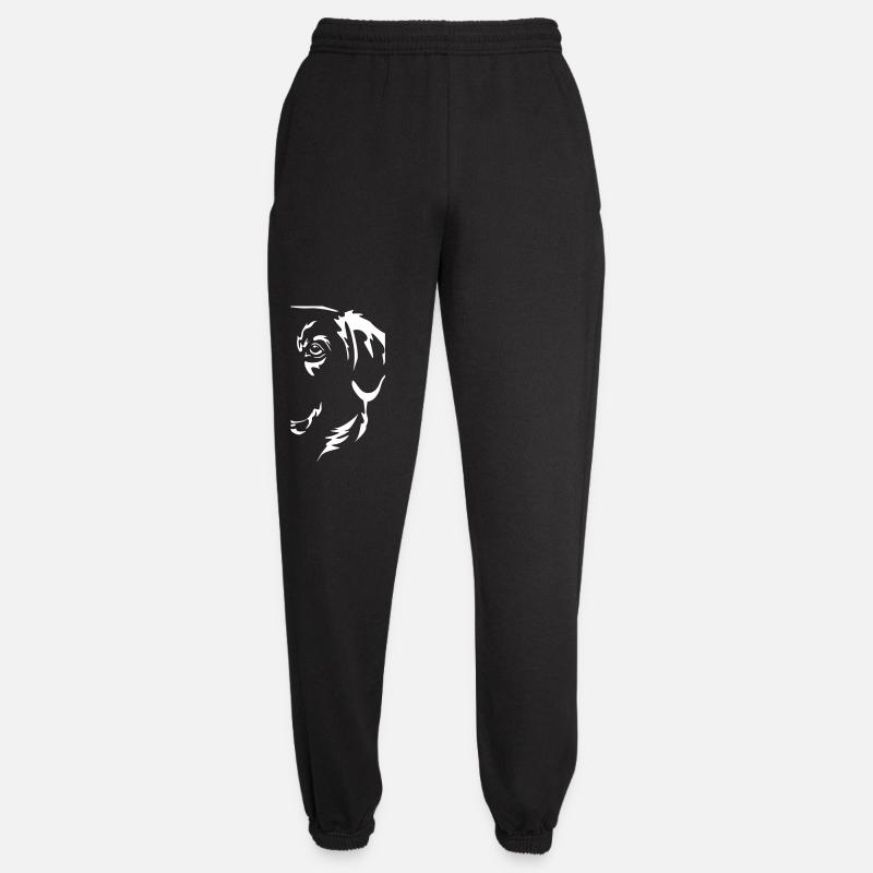 Labrador Kopf "Black Edition" - Unisex Jogginghose - Schwarz
