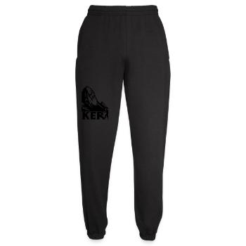 Randonneur - Randonnée en montagne [Noir] - Pantalon de jogging unisexe - noir - Devant - AI Model Female 172 light (172cm)