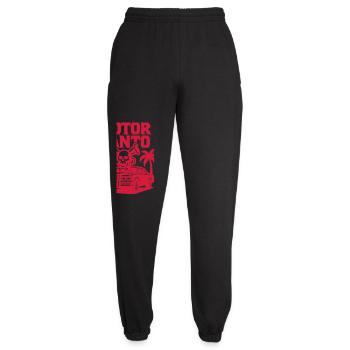 Conception du crâne de Motorsanto - Pantalon de jogging unisexe - noir - Devant - AI Model Female 172 light (172cm)
