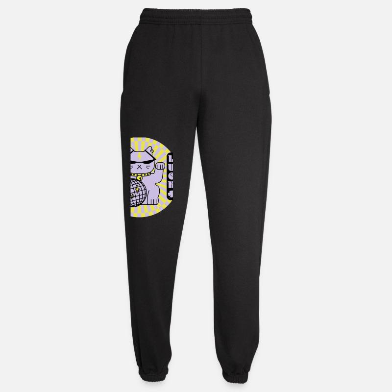 Party Glückskatze - Unisex Jogginghose - Schwarz