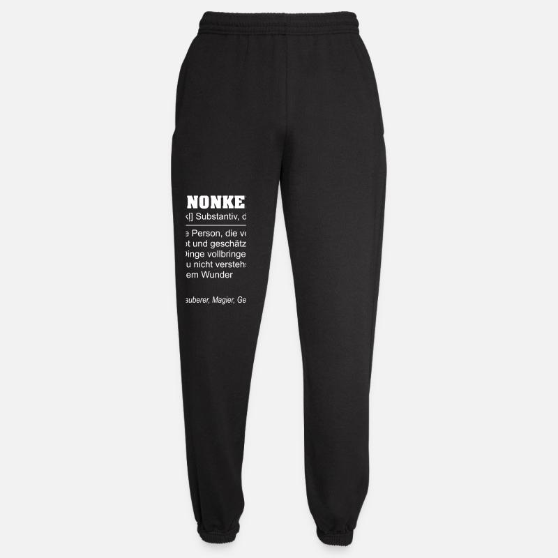 Lustige Patenonkel Definition Geschenkidee - Unisex Jogginghose - Schwarz