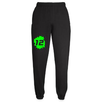 Neon 12 splashes - Unisex Joggers - black - Front - AI Model Female 172 light (172cm)