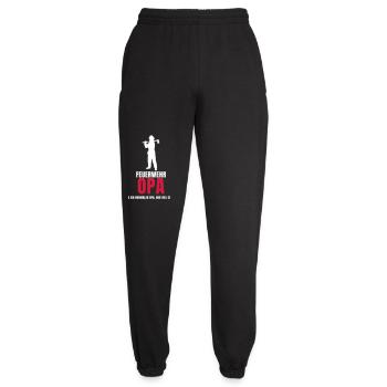 Feuerwehr Opa wie ein normaler Opa nur viel cooler - Unisex Jogginghose - Schwarz - Vorne - AI Model Female 172 light (172cm)