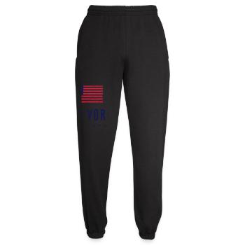 New York /// New York - Unisex Joggers - black - Front - AI Model Female 172 light (172cm)