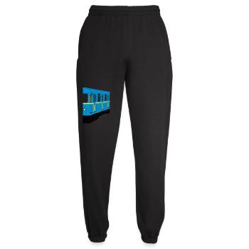 Kiewer U-Bahn - Unisex Jogginghose - Schwarz - Vorne - AI Model Female 172 light (172cm)