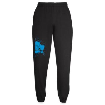 Bridge in a Splash > Vectorgraphic - Unisex Jogginghose - Schwarz - Vorne - AI Model Female 172 light (172cm)