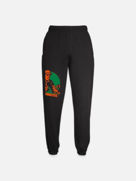 Silhouette de charpentier - Pantalon de jogging unisexe - noir