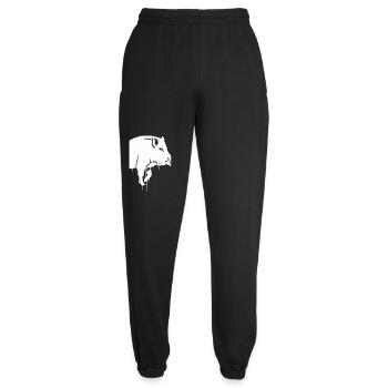 Wildschwein Graffiti Streetwear Vektor - Unisex Jogginghose - Schwarz - Vorne - AI Model Female 172 light (172cm)