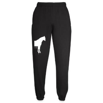 Horse Graffiti Streetwear Vector - Unisex Joggers - black - Front - AI Model Female 172 light (172cm)