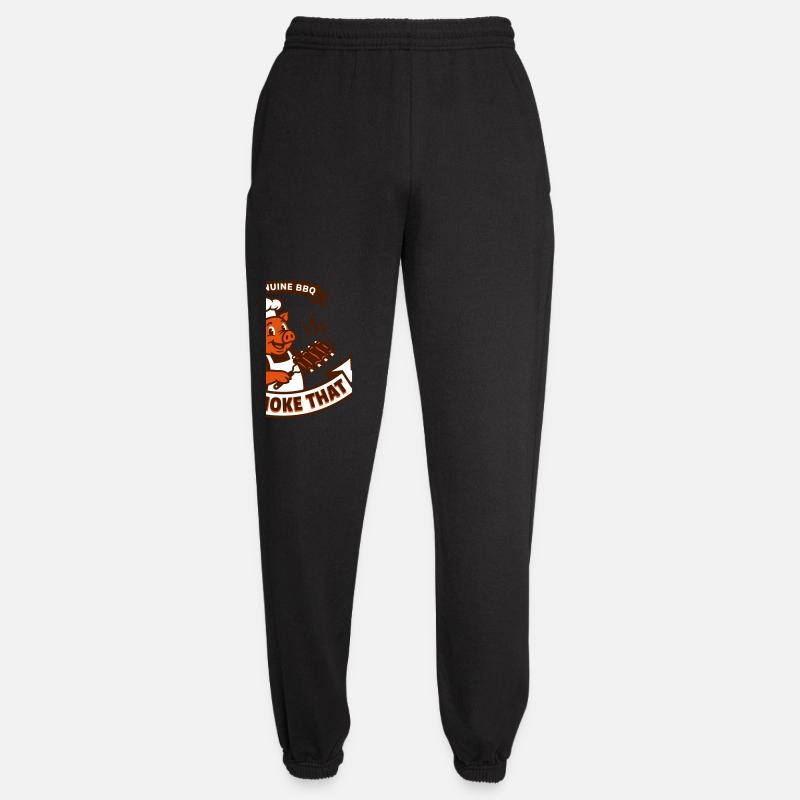 Cochon Pitmaster BBQ Rubs et Ribs - Pantalon de jogging unisexe - noir