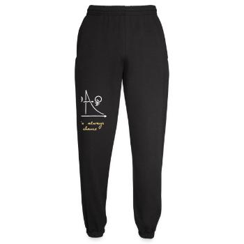 Es gibt immer eine Chance - Unisex Jogginghose - Schwarz - Vorne - AI Model Female 172 light (172cm)