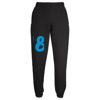18- - Unisex Jogginghose - Schwarz - Vorne - AI Model Female 172 light (172cm)