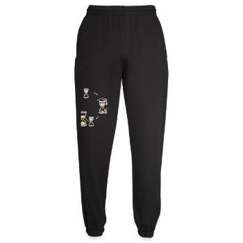 Zeitkreis des Lebens - Unisex Jogginghose - Schwarz - Vorne - AI Model Female 172 light (172cm)