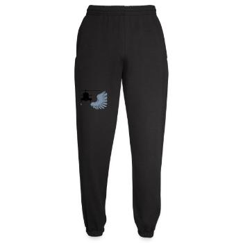 Hélicoptère avec ailes - Pantalon de jogging unisexe - noir - Devant - AI Model Female 172 light (172cm)