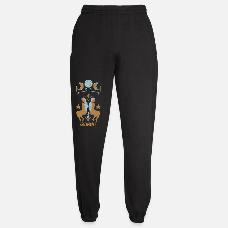 Gemini - Zwilling Sternzeichen - Unisex Jogginghose - Schwarz