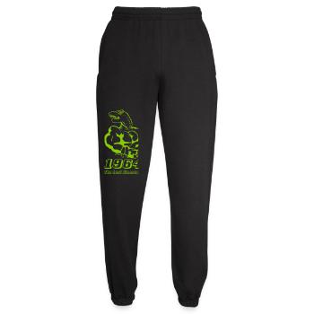 Year of birth1964 Dinosaur monochrome - Unisex Joggers - black - Front - AI Model Female 172 light (172cm)