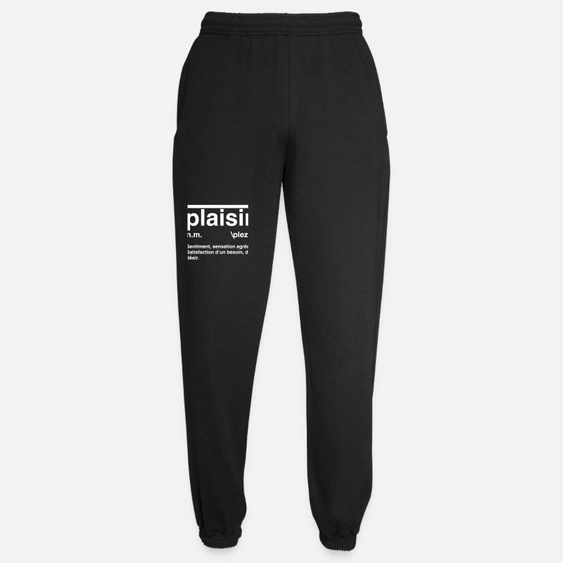 Pleasure Definition Dictionary Style - Unisex Jogginghose - Schwarz
