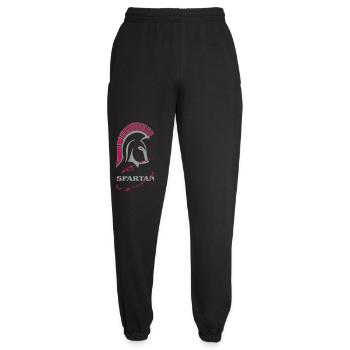 Spartan & Blut - Unisex Jogginghose - Schwarz - Vorne - AI Model Female 172 light (172cm)