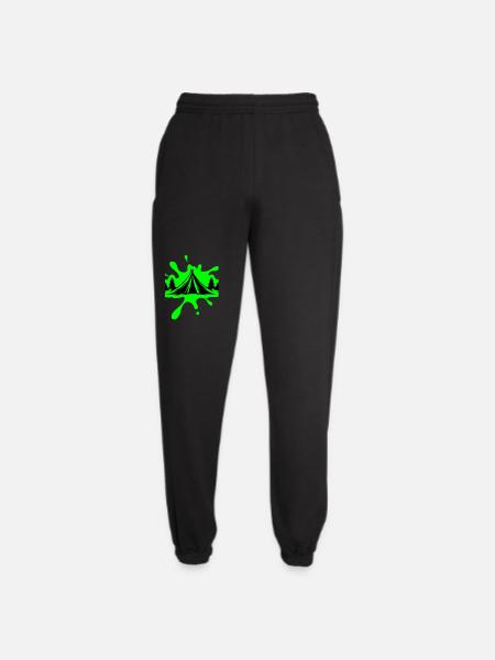 Camping Tent Nature Blobs - Unisex Joggers - black