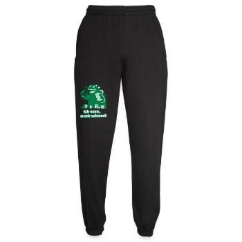Ich esse was mir schmeckt Monster - Unisex Jogginghose - Schwarz - Vorne - AI Model Female 172 light (172cm)