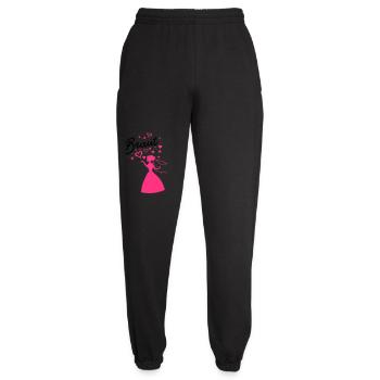 junggesellinnenabschied braut - Unisex Jogginghose - Schwarz - Vorne - AI Model Female 172 light (172cm)