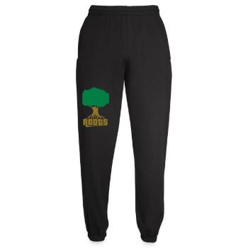The roots flex - Unisex Joggers - black - Front - AI Model Female 172 light (172cm)