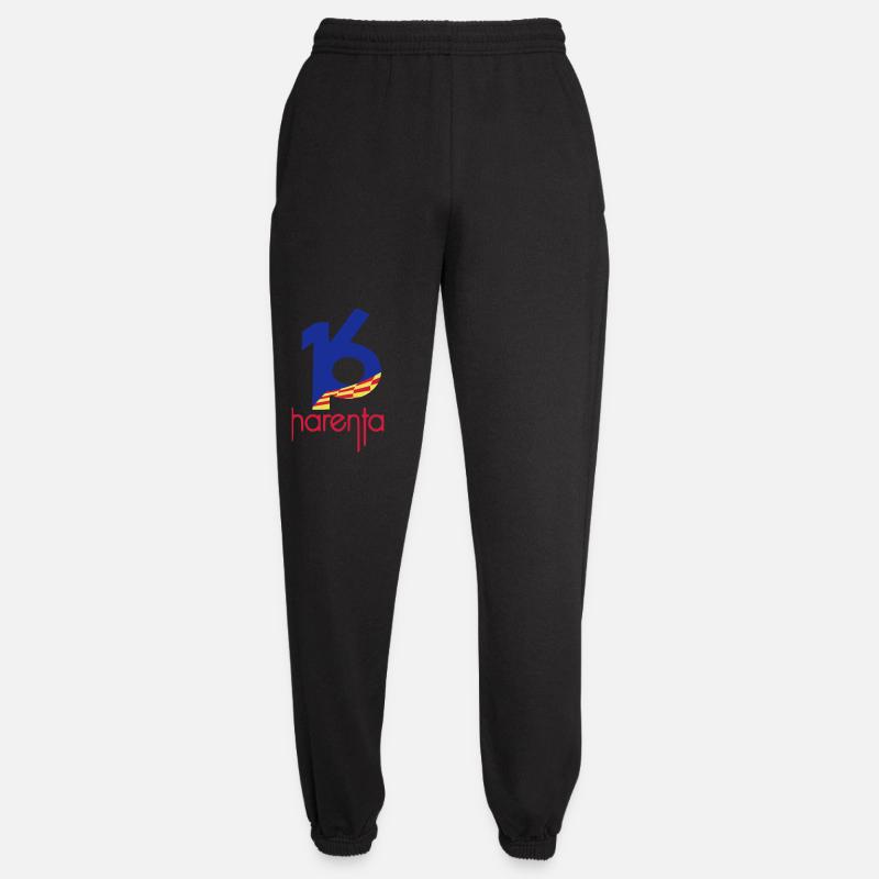16 Charentais Blau Rot - Unisex Jogginghose - Schwarz