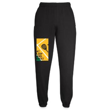 Eat_Sleep_Padel_Repeat - Unisex Joggers - black - Front - AI Model Female 172 light (172cm)