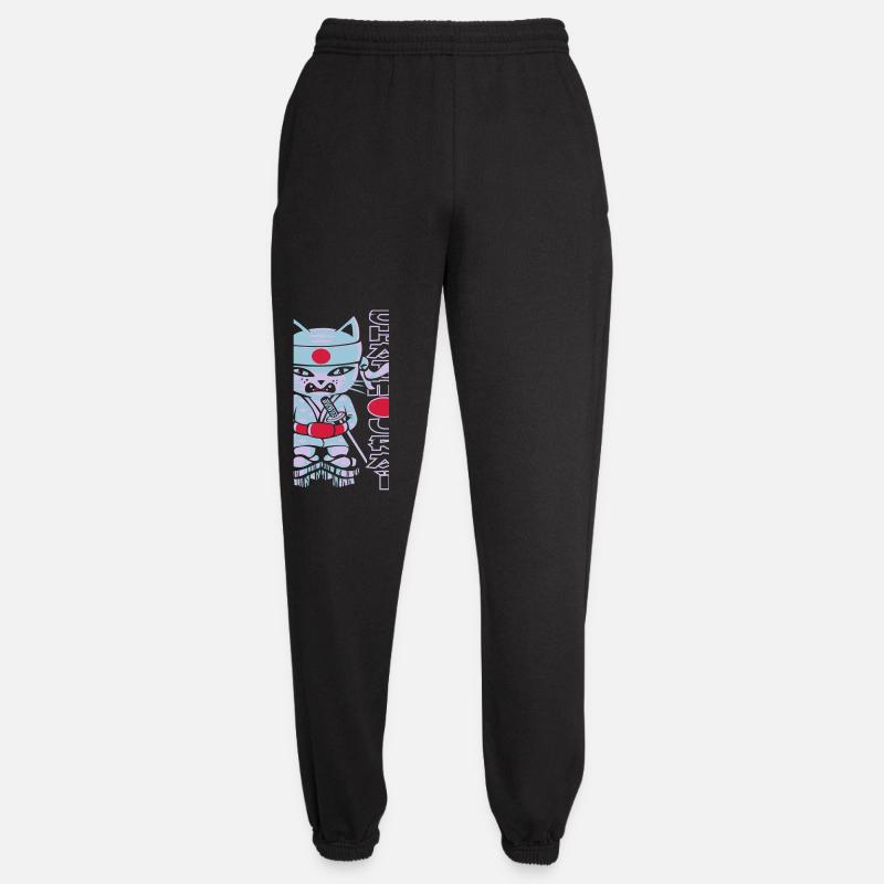 Chat mouraï flex - Pantalon de jogging unisexe - noir