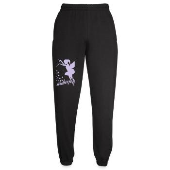 Pink Zauberfee mit Sternen - Unisex Jogginghose - Schwarz - Vorne - AI Model Female 172 light (172cm)