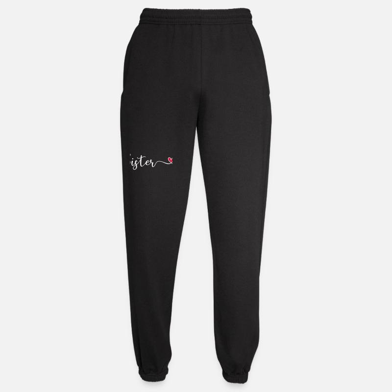 Schwester - Unisex Jogginghose - Schwarz