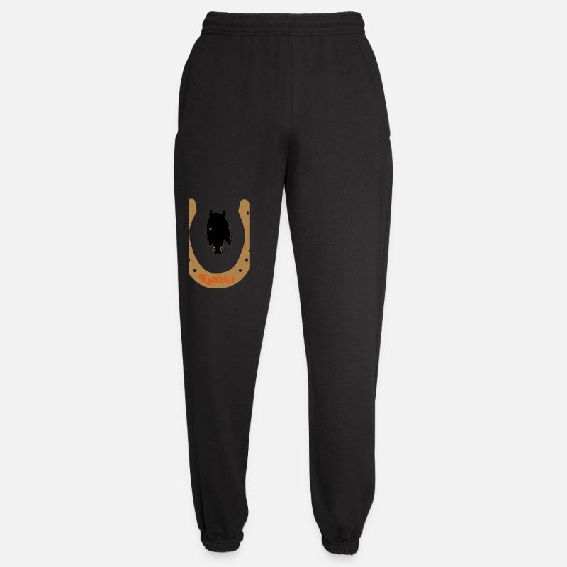 Fer à cheval Frise - Pantalon de jogging unisexe - noir