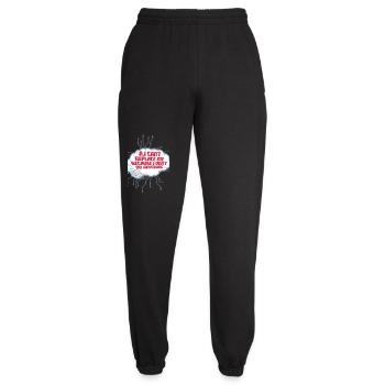 L’IA ne peut pas me remplacer Je ne fais rien Blague humoristique - Pantalon de jogging unisexe - noir - Devant - AI Model Female 172 light (172cm)