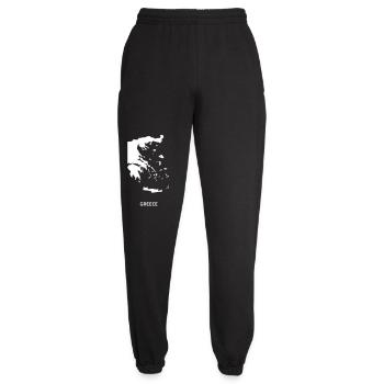 Eine Karte von Griechenland - Unisex Jogginghose - Schwarz - Vorne - AI Model Female 172 light (172cm)