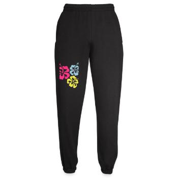 Hibiskus Hibiskusblüte - Pantalon de jogging unisexe - noir - Devant - AI Model Female 172 light (172cm)