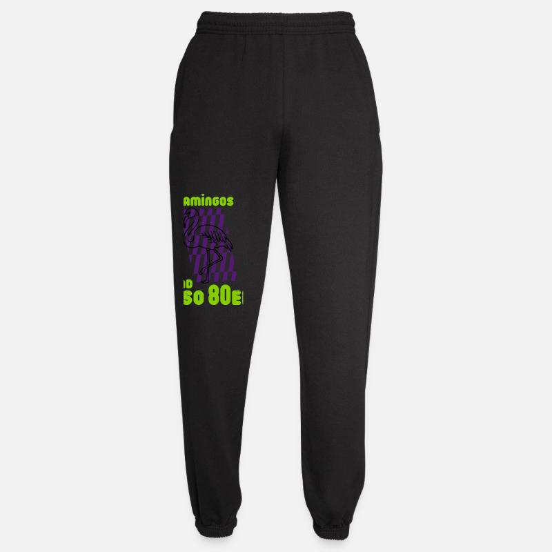 Flamingos années 80 - Pantalon de jogging unisexe - noir