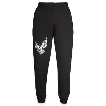 Kraftvoller Adler mit ausgebreiteten Schwingen - Unisex Jogginghose - Schwarz - Vorne - AI Model Female 172 light (172cm)