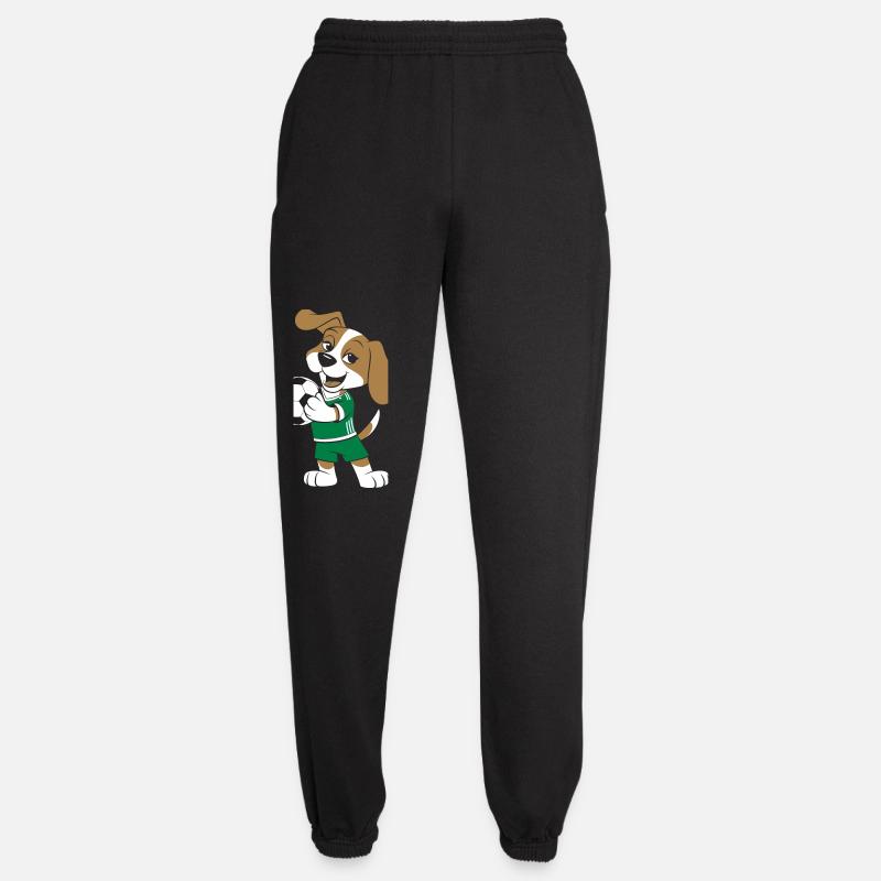 Playful Beagle Soccer - Unisex Joggers - black