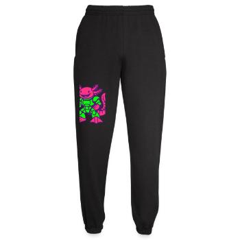 Axolotl Hero - Unisex Joggers - black - Front - AI Model Female 172 light (172cm)
