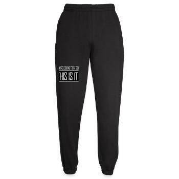 If You're Looking For A Sign This Is It Lustig - Unisex Joggers - black - Front - AI Model Female 172 light (172cm)