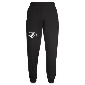 Skateboarding Herz Sport Urban Street Leidenschaft - Unisex Jogginghose - Schwarz - Vorne - AI Model Female 172 light (172cm)