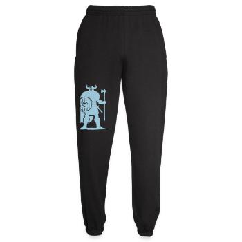 Wikinger Krieger mit Axt und Schild - Unisex Jogginghose - Schwarz - Vorne - AI Model Female 172 light (172cm)
